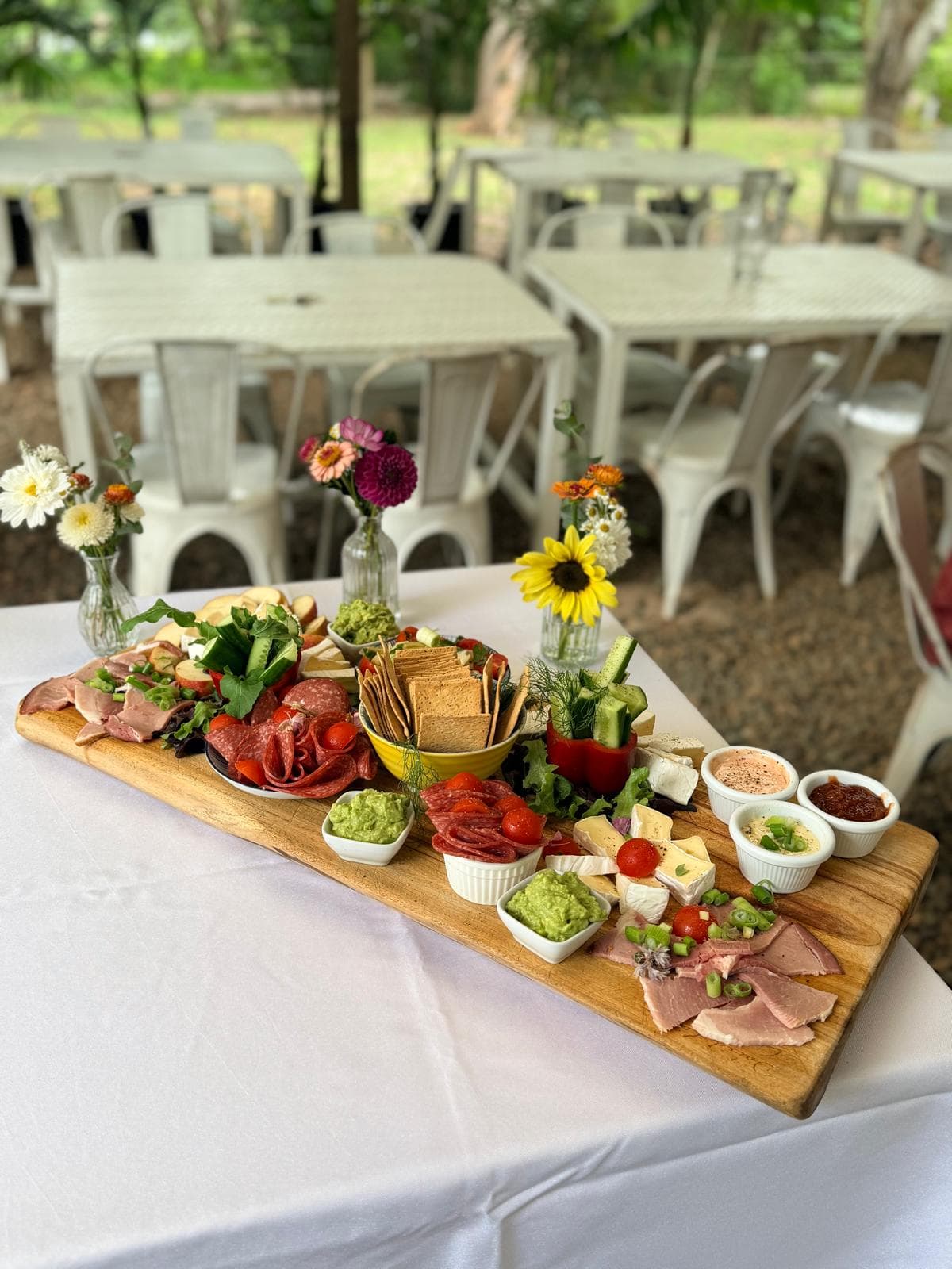 Baby shower grazing platter selection at Fairhill, Sunshine Coast