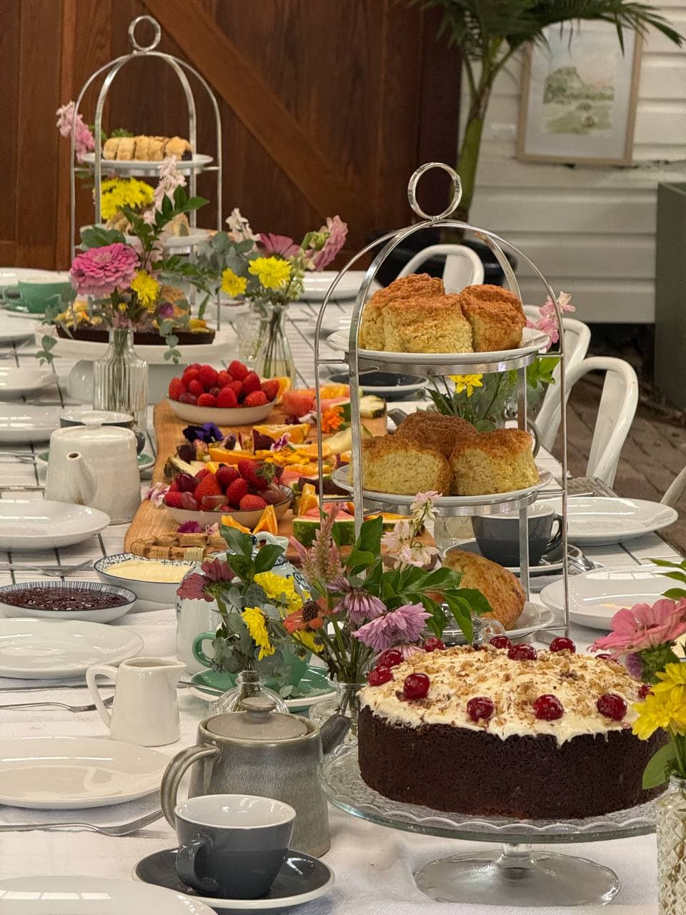 A celebration feast at Fairhill