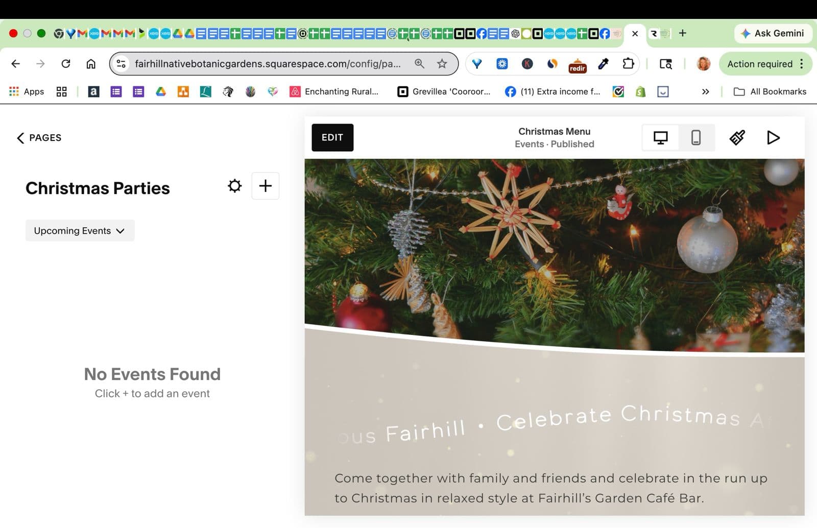 Christmas parties at Fairhill