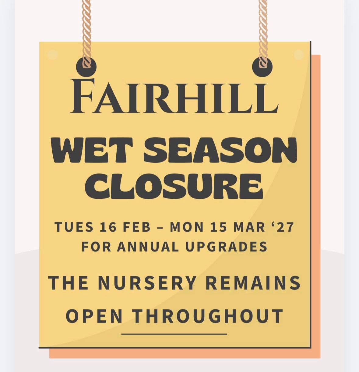 Wet Season Reset