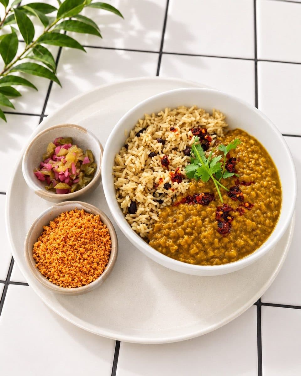 Parippu, Sri Lankan lentil curry, at the Gardens Café